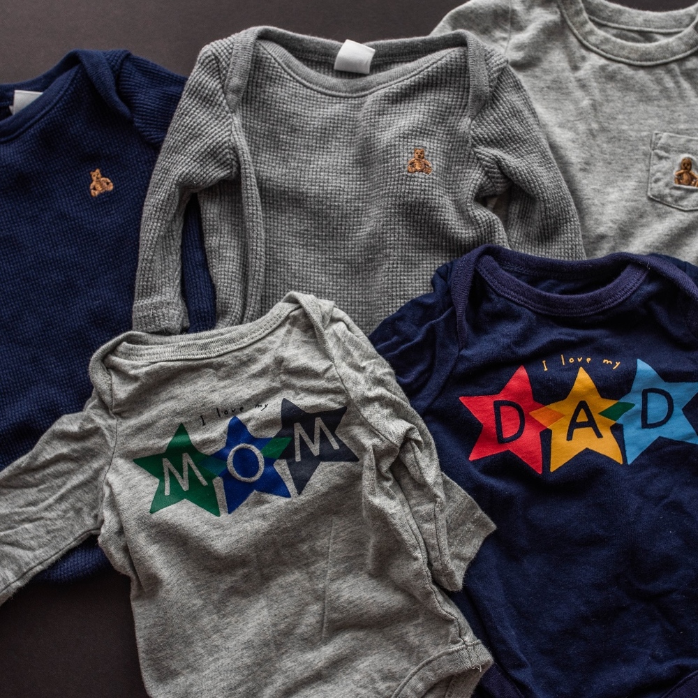 Gap Onesies Bundle (size 0-3 months)